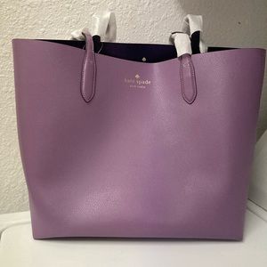 Kate Spade Ava Reversible Tote (Purple) BNWT